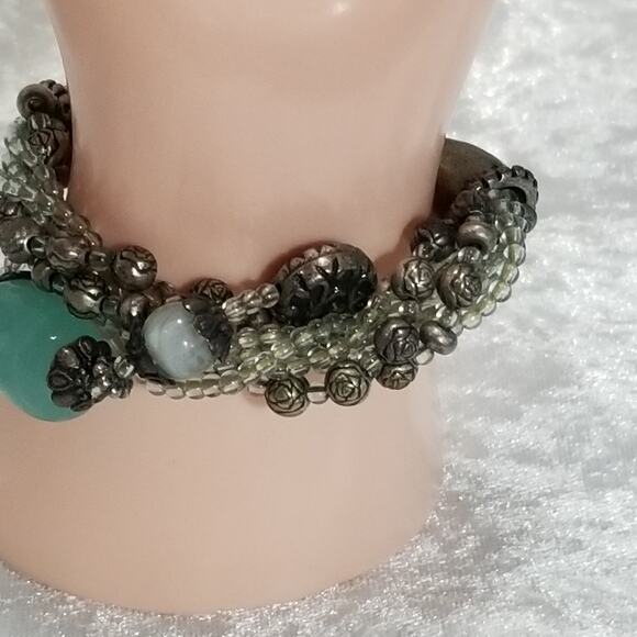 Premier Designs bracelet silver tone Cool waters8/9" 1.1972 - Picture 8 of 8